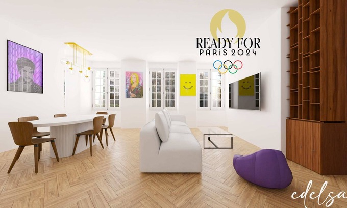 Quartier de la Roquette Apartment | Olympics Marais Luxury 3 bed in private alley