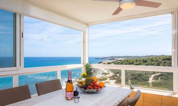 Sant Llorenc des Cardassar Apartment | On the BEACH plus POOL! Breathtaking view!