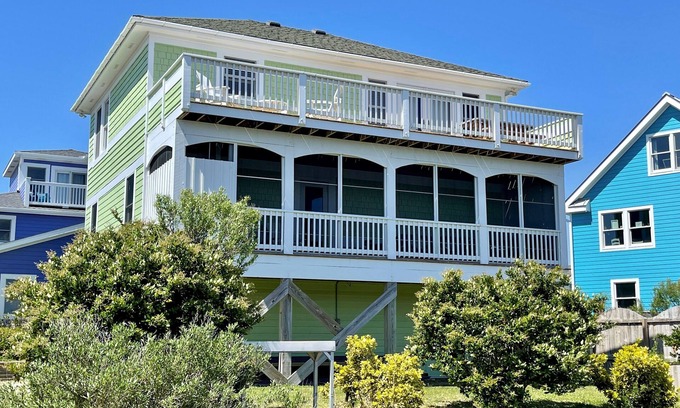 Ocracoke House | Once Upon A Tide: Waterfront home, on a small canal. Amazing views.