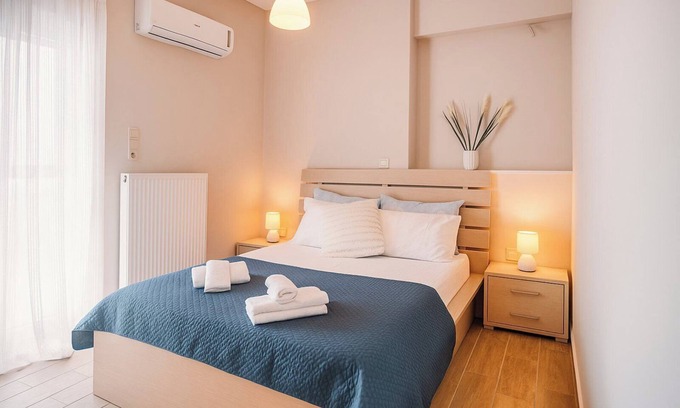 Loutraki Apartment | Onda Blu Loutraki Greece Relax, View & Park 5 min to the beach!