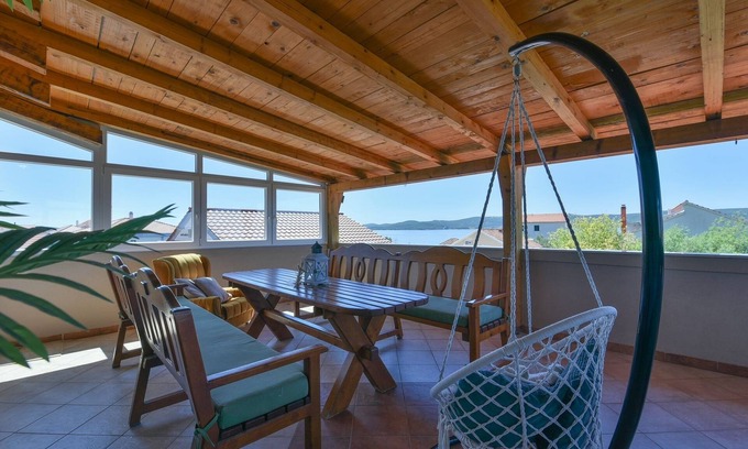 Sveti Petar Apartment | One bedroom apartment with terrace and sea view Sveti Petar, Biograd (A-23091-a)