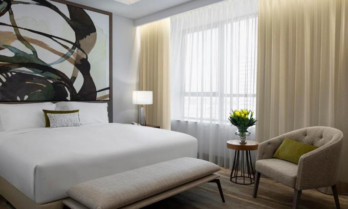 Jadaf Apartment | One Bedroom Suite Near Spring Green Supermarket By Luxury Bookings