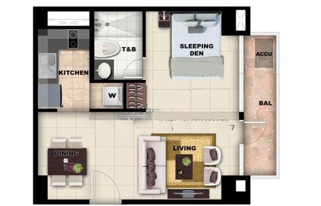Lapu-Lapu Apartment | One Bedroom Unit, One Manchester Place, Mactan