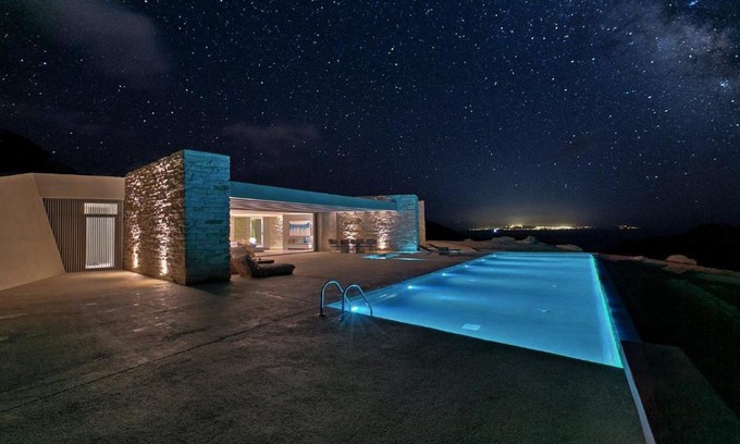 Milopotas Villa | One Br Private Honeymoon Peaceful Mylo Villa With Living room Close to Mylopotas Beach