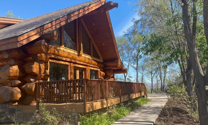 Moorpark House | One of a Kind Log Cabin