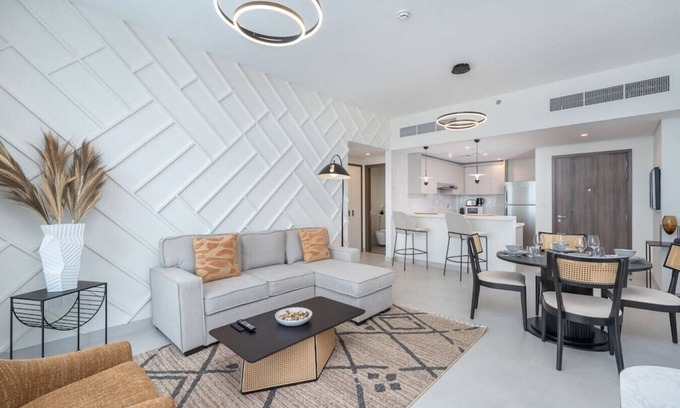 Bur Dubai Apartment | One Residence East - 3004 · The bright One Residence by Suiteable Interiors