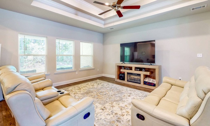 Gulf Hills House | Open-Concept Home Near the Beach, Pool Access