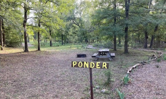 Marble Falls RV Rental | Orrasis dry tent site, PONDER