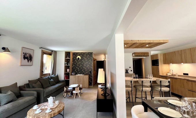 Le Praz de Lys Apartment | OXALIS 105: Superb new apartment | 10 people | Pied des pistes resort center