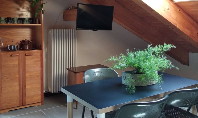 Saint-Vincent Apartment | Panorama attic room to visit the Aosta Valley cir 0044