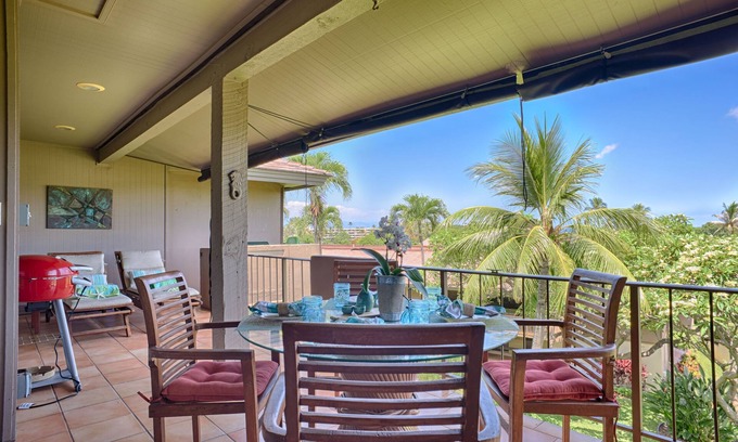 Kaanapali Condo | PANORAMIC CORNER OCEAN & GOLF VIEWS in Kaanapali, 1200 sq ft 1BR