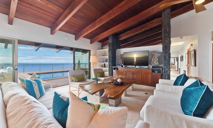 Keauhou Mauka House | Panoramic Ocean Views With Private Saltwater Pool