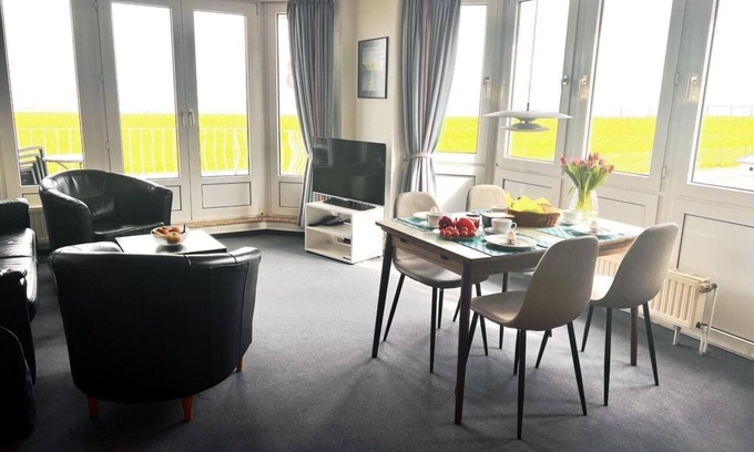 Duhnen Apartment | Panoramic sea view in the Nordseeperle apartment no. 8