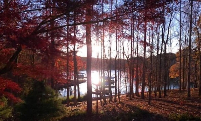 Saxony Forest House | Papa’s Lake House on Lake Keowee with a Dock