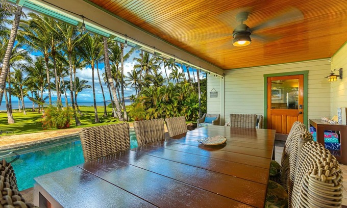 Kihei House | Paradise Family Rental on Sunny South Shore! Beachfront Charm with Pool!
