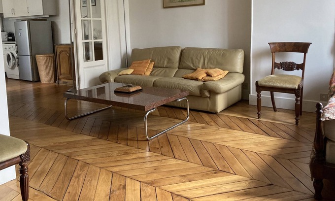 Epinettes Apartment | Paris, superb apartment overlooking the garden