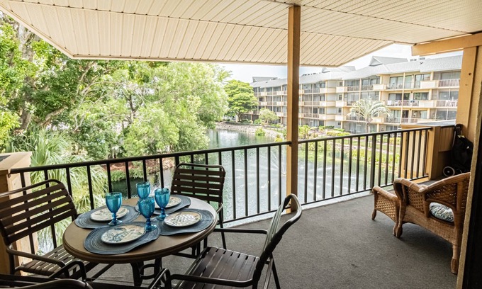 Park Shore Condo | Park Shore Resort- Incredible water views! 1.25 miles to beach! Free Wifi & Basic Cable.