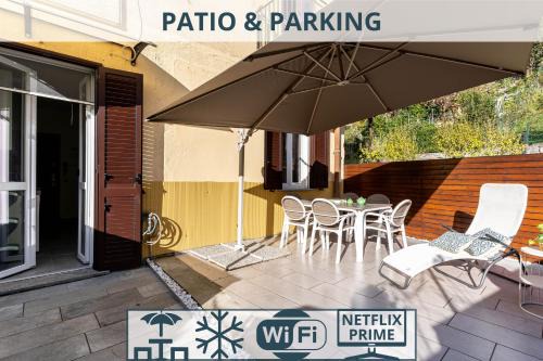 Cernobbio Apartment | Patio & Parking - Self check-in & Remote access
