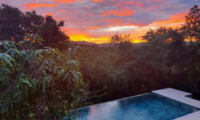 Tamarindo Apartment | Peaceful, entire first floor apartment with pool surrounded by wildlife