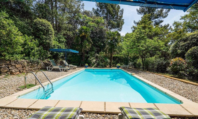 Les Salelles House | Peaceful Poolside Retreat
