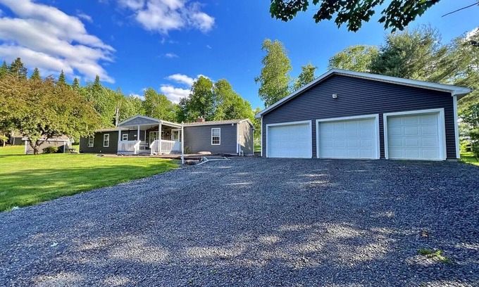 Fort Kent Mills House | Peaceful & spacious Fort Kent home