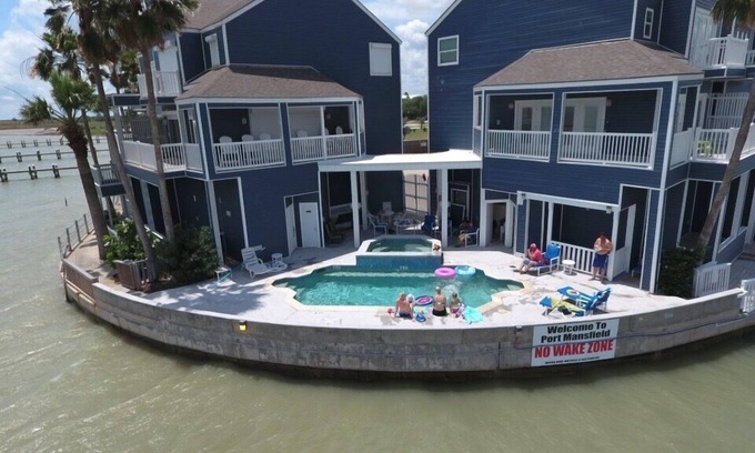 Port Mansfield Condo | Pelican Point #1 - Great complex! Beautiful Views! Cool off in the pool!