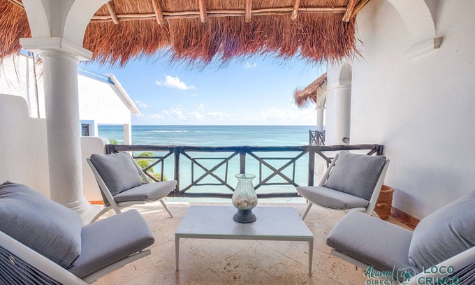 Akumal Condo | Penthouse Beachfront Condo with Pool & Panoramic Views