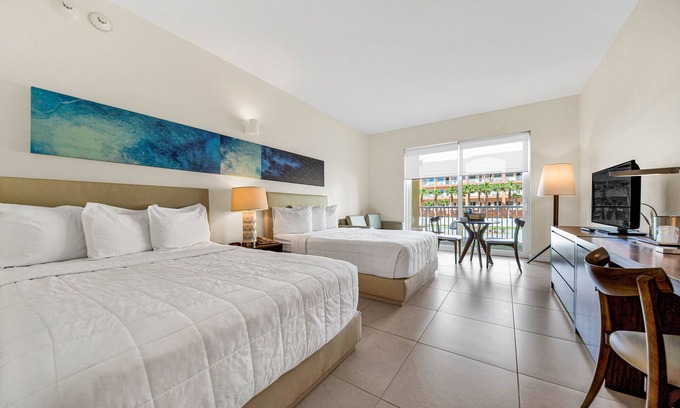 South Padre Island Hotel | Perfect for a Getaway on the Beach Two Double Beds (Max occupancy 4)
