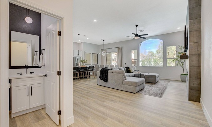 Summerlin House | Perfect Locale: Work & leisure oasis! 3BR, pool, office, high-end finishes!