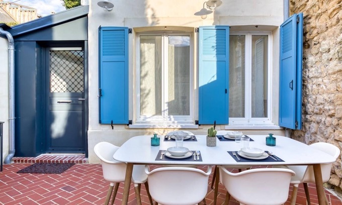 Trouville-sur-Mer House | Perfect location! Quiet fisherman's cottage/terrace, bbq, elec. bikes.