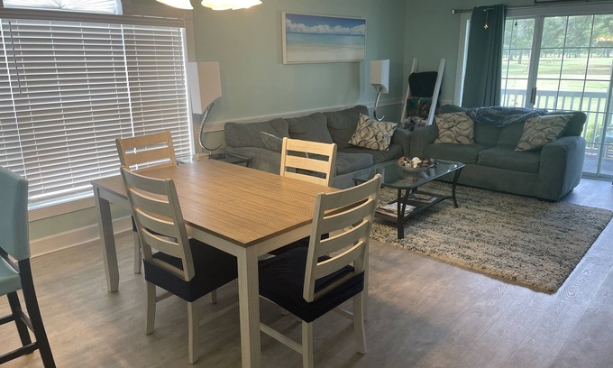 Central Myrtle Beach Condo | Perfect Pet Friendly 2 bedroom condo with a Golf Course View! 1st Floor