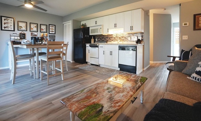 Branson Condo | Pet friendly ($80 fee) No stairs 1 Bedrm Condo sleeps 4 near FISHING etc.