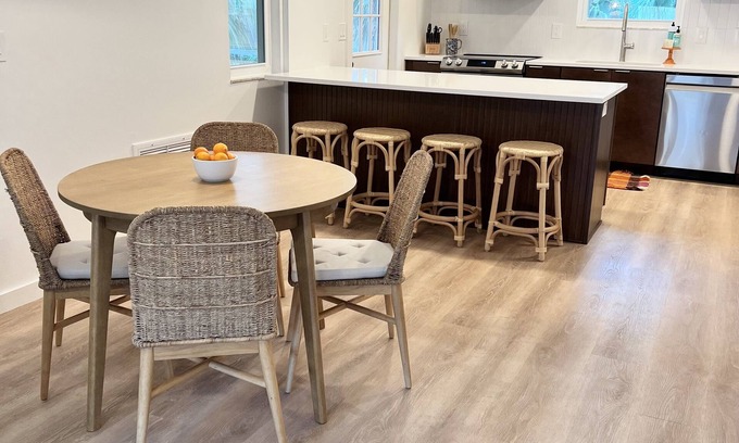 St. Augustine Beach House | Pet friendly beach house w/private backyard & outdoor shower- steps from beach
