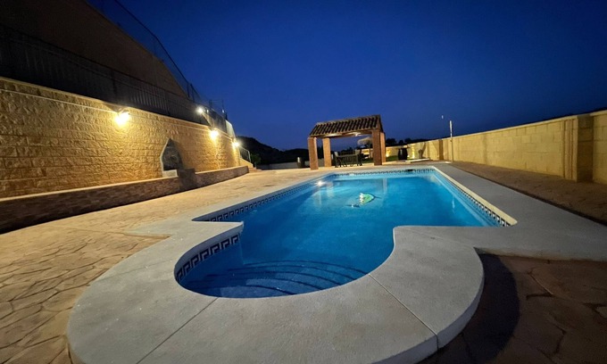 Almogia Villa | Pet-Friendly Villa 'Doña Ana' with Pool & Wi-Fi