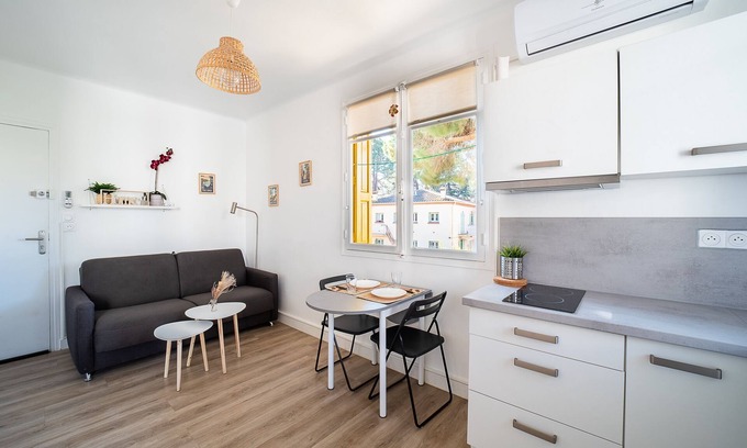 Plage d'Argeles Apartment | Petit Bonheur - Appt climatisé proche de la mer