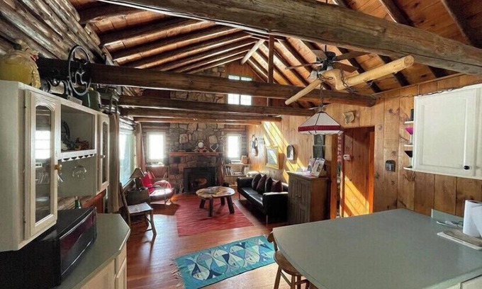 Northville House | PETS WELCOME ! ADIRONDACK LOG CABIN WALK TO BEACH