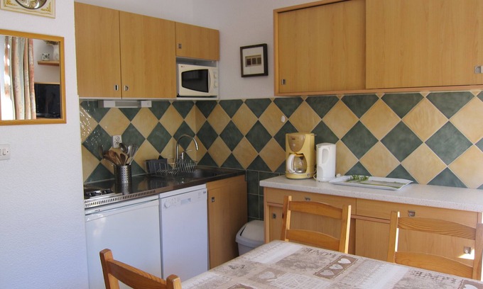 Piau Engaly Apartment | PIAU Appt 6 pers., South balcony/terrace, opposite and at the foot of the slopes and chairlift.