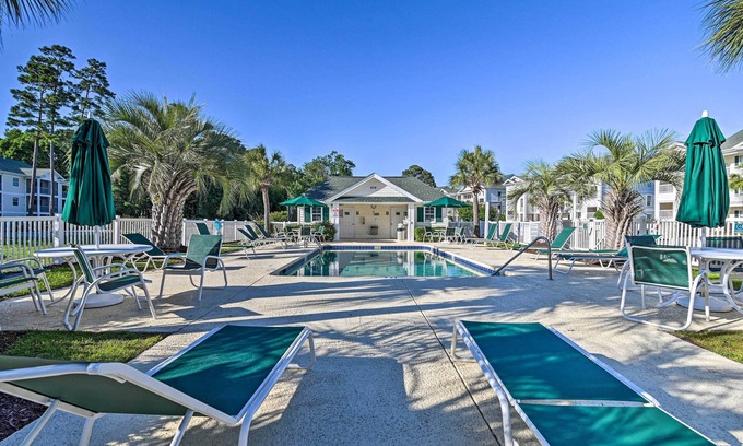 Carolina Forest Condo | Pickleball & Pool Access: Myrtle Beach Condo