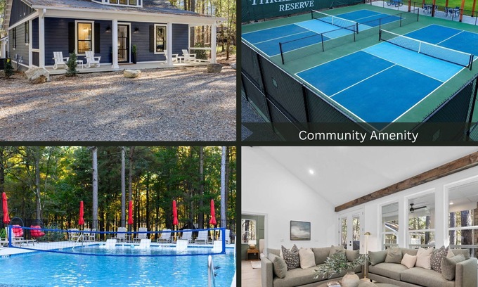 Broken Bow House | Pickleball, Pool, Splash Fountain ,Clubhouse , Walking Trails , Basketball