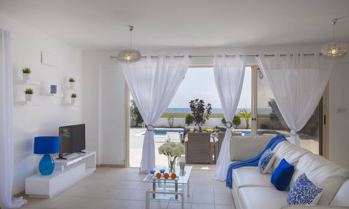 Mazotos Villa | Picture Renting Your 5 Star Beachfront Villa, Larnaca Villa 1395