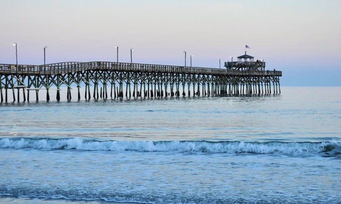 Cherry Grove Beach Condo | PierWatch#105-Sat to Sat-6bd/4ba-Sleep12-6beds-Balcony-Golf Cart Allowed-2ndRow