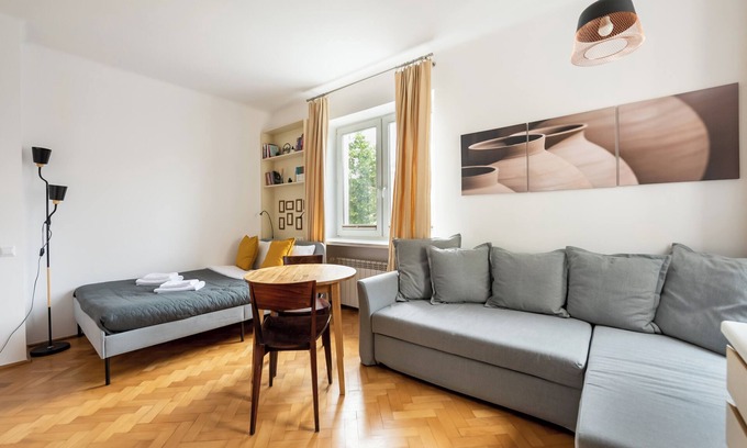 Srodmiescie Południowe Apartment | Plac Zbawiciela Comfy Studio