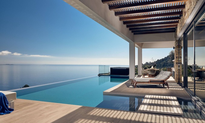 Marathias Villa | Plumage Villa (230sqm, Sea View, Infinity Pool)