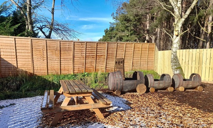 Elgin Cabin | Pod with hot tub in Llanbryde near Elgin