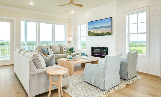 Red Fish Cove House | Pointe West BRAND-NEW luxury custom home, 5 BR/4 BA amazing view of West Bay!