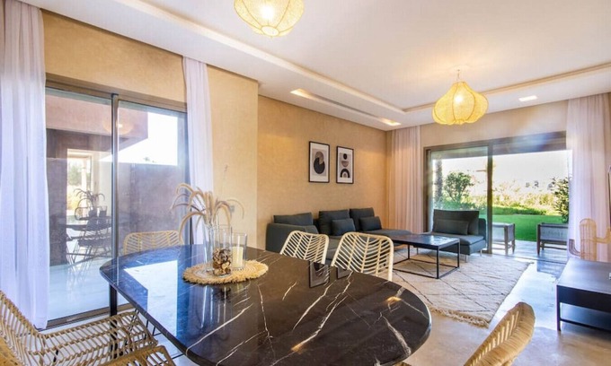 Marrakech Condo | Pool & Garden View - Family relaxation