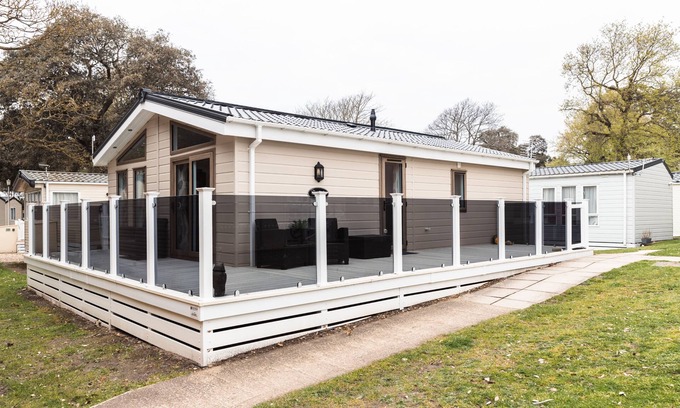 Mudeford House | Pool Lodge - A spacious lodge close to the pool on Sandhills Holiday Park