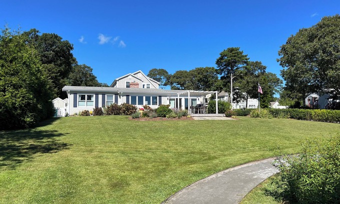 Popponesset House | Popponesset-Exclusive Waterfront Home, Firepit, Hot Tub, & central A/C