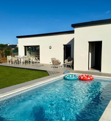 Nevez Villa | Port-Manech', Maison avec piscine - Plages à pied