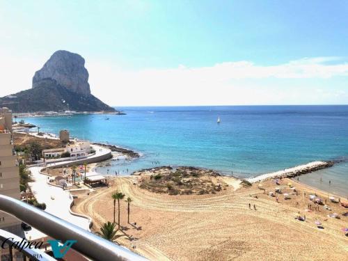 Calpe City Center Apartment | Porto Azul 10A Frontal Peñon & Sea View First Line Arenal Beach